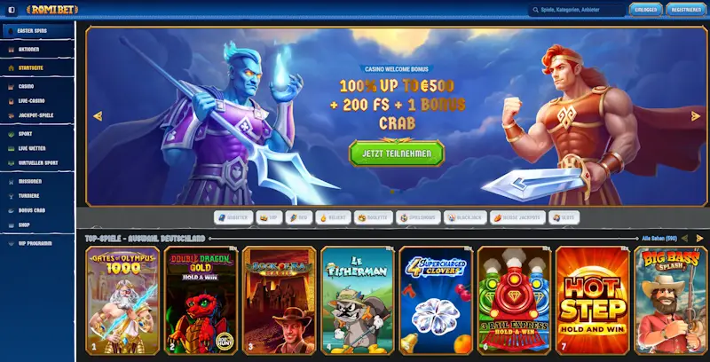 Romibet: MGA-Lizenz – Ultraschnelles Casino mit Live-Dealer und Krypto-Support